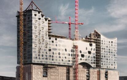 El emblemático auditorio Elbphilharmonie.