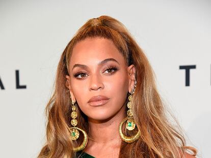Beyoncé, en una fiesta de Tidal en 2017.