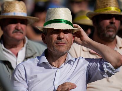 El consejero de Educación de la Generalitat, Josep Gonzalez-Cambray, el pasado sábado en un acto de ERC en el Baix Llobregat.