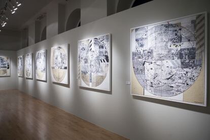 Una imagen de la exposición 'Ciudad', en la Casa Árabe de Madrid.
