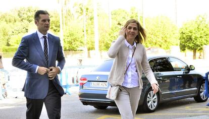 L'infanta Cristina i Urdangarin aquest divendres.