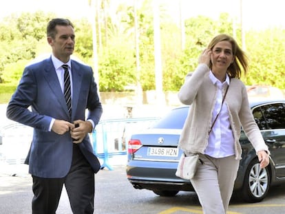 L&#039;infanta Cristina i Urdangarin aquest divendres.