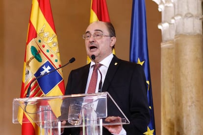 Javier Lambán, presidente de Aragón.