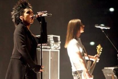 Bill Kaulitz, cantante del grupo alemán Tokio Hotel,