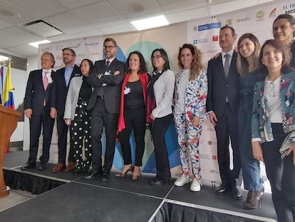 La presentación del Hay Festival este martes en Bogotá.