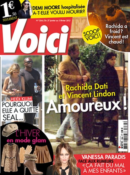 Portada de la revista <i>Voici.</i>