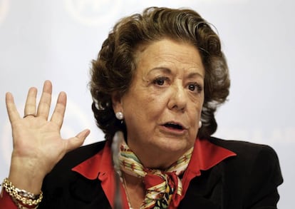 El Supremo investigará a Rita Barberá (en la imagen) por supuesto blanqueo.