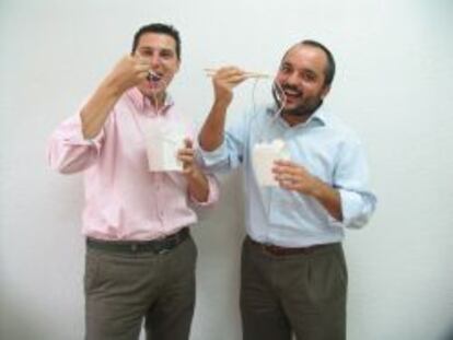 Diego Ballesteros y Evaristo Bab&eacute;, apostaron por M&eacute;xico tras vender Sindelantal.com a Just Eat.