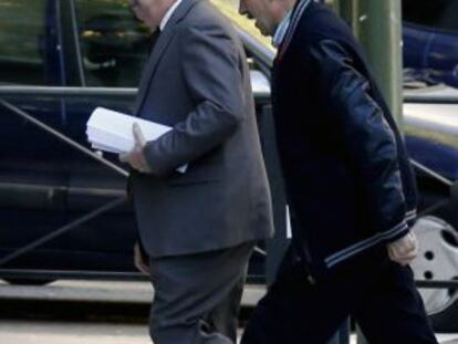 El juez de la Audiencia Nacional Ismael Moreno, a su llegada este martes al juzgado número 2.