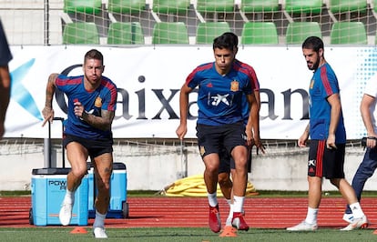 La selección española prepara el duelo contra Inglaterra este miércoles en Madrid.