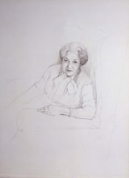 'Retrato de Juana Mordó', de Daniel Quintero. 1982.