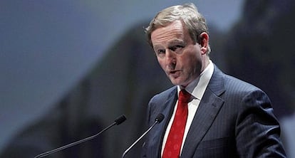 El primer ministro irlandés Enda Kenny en la cumbre del PPE