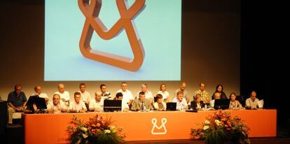 La dirección de Mondragón Corporación en un congreso celebrado en 2011.