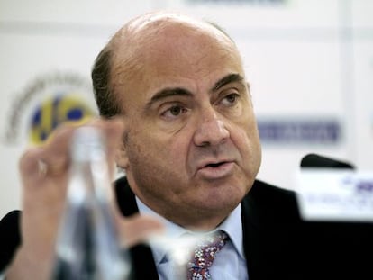 El ministro de Economía y Competitividad, Luis de Guindos