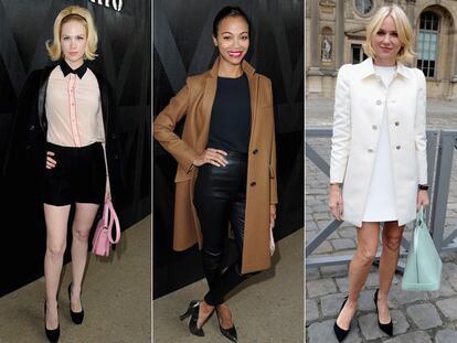 Front row a la francesa