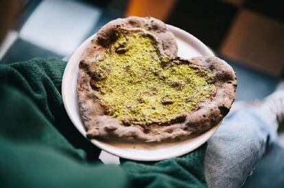 La pizza de Sant Valentí de Grosso Napoletano.