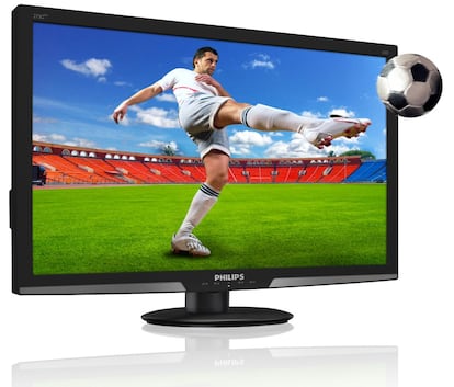 Monitor 273G de Philips, 27 pulgadas de imagen en alta definici&oacute;n en tres dimensiones. PVP.: 449 euros.