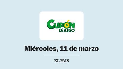 Sorteo Cupón diario ONCE miércoles 11 marzo 2026