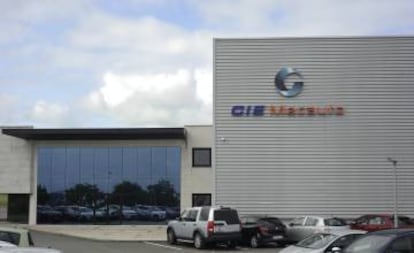 Fachada de la empresa CIE Mecauto en Vitoria.