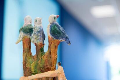 Escultura que se entrega en los Premios Fundación Endesa a la Ecoinnovación Educativa.