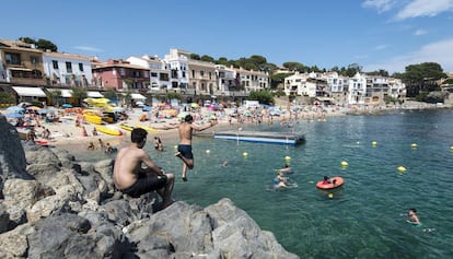 Platja del Canadell, a Calella de Palafrugell, en una imatge d'arxiu.