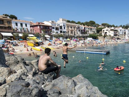 Platja del Canadell, a Calella de Palafrugell, en una imatge d'arxiu.