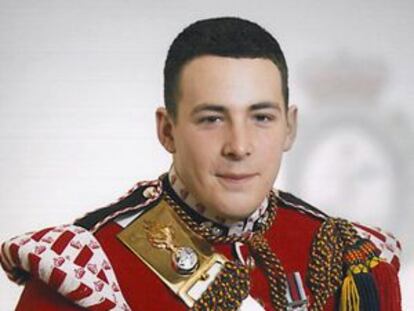 Drummer Lee Rigby, el soldado asesinado el miércoles en Londres.