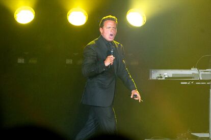 El cantante Luis Miguel, en Madrid, en 2012.