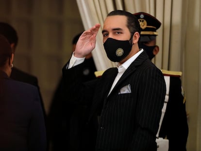 El presidente de El Salvador, Nayib Bukele