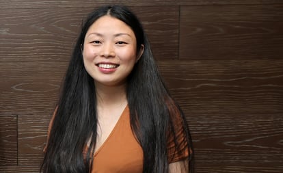 La directora de documentales Nanfu Wang, en junio en Nueva York.