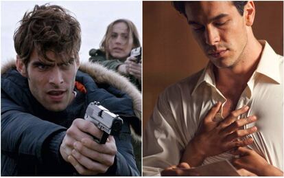 Jon Kortajarena y Mario Casas, protagonistas de 'La verdad' y 'Palmeras en la nieve'.