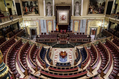 Hemiciclo del Congreso de los Diputados.