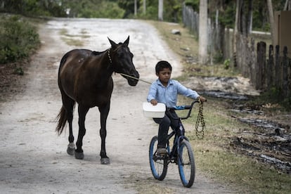 En la comunidad de Pimental no se han reportado casos de coronavirus, por lo que la comunidad no ve un riesgo en el regreso a clases.
