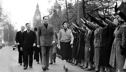 Oswald Mosley, en Londres en 1939.