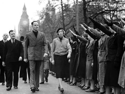 Oswald Mosley, en Londres en 1939.