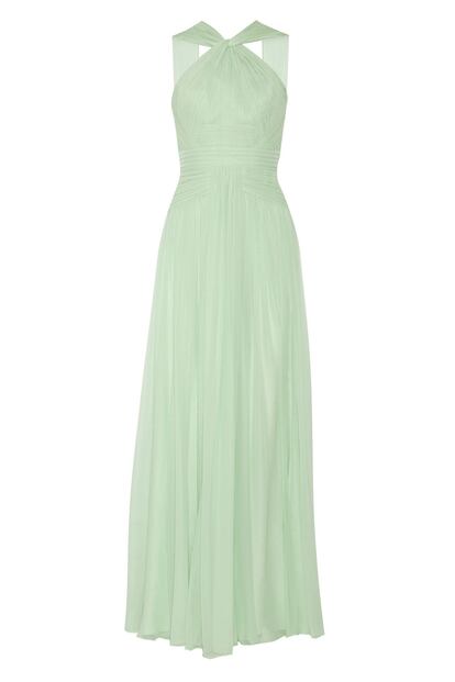 Verde pastel. Es de Elie Saab (c.p.v.)