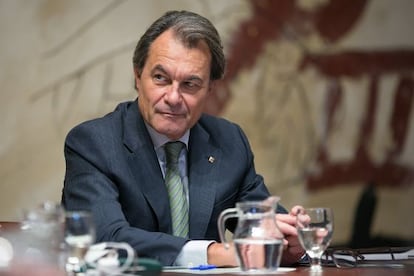 El presidente en funciones de la Generalitat, Artur Mas.