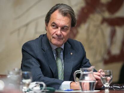 El presidente en funciones de la Generalitat, Artur Mas.