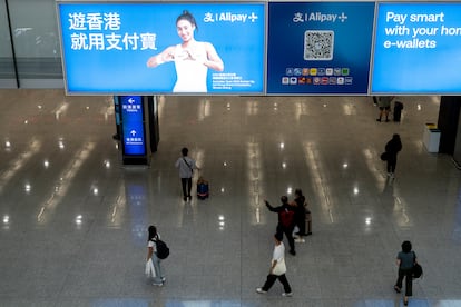 Anuncios de Alipay en Hong Kong.