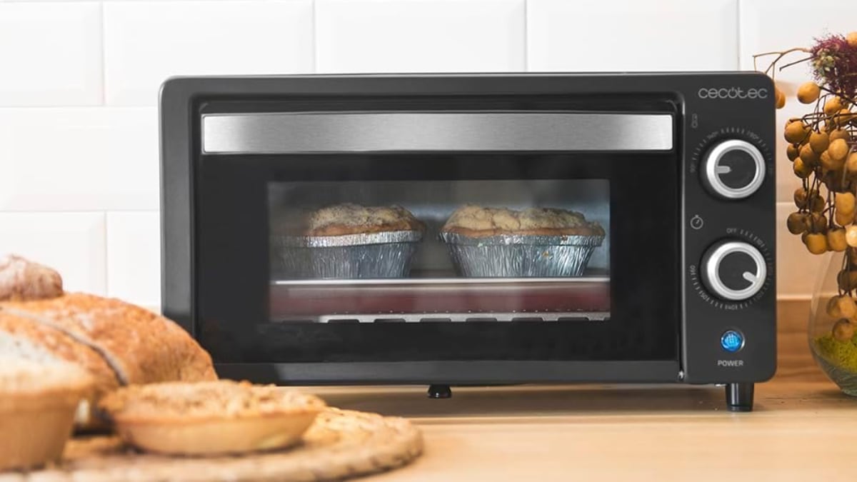 Horno de sobremesa Cecotec.