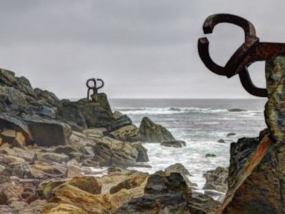 El Peine de los Vientos de Chillida, en San Sebastián.