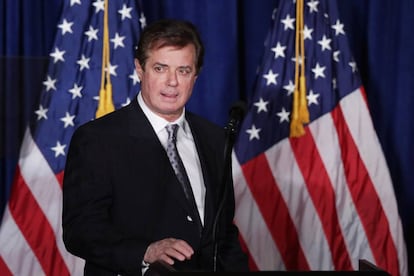 Paul Manafort en un acto electoral de abril de 2016.