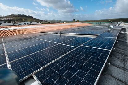 Paneles solares en Andalucía, en una imagen de archivo.