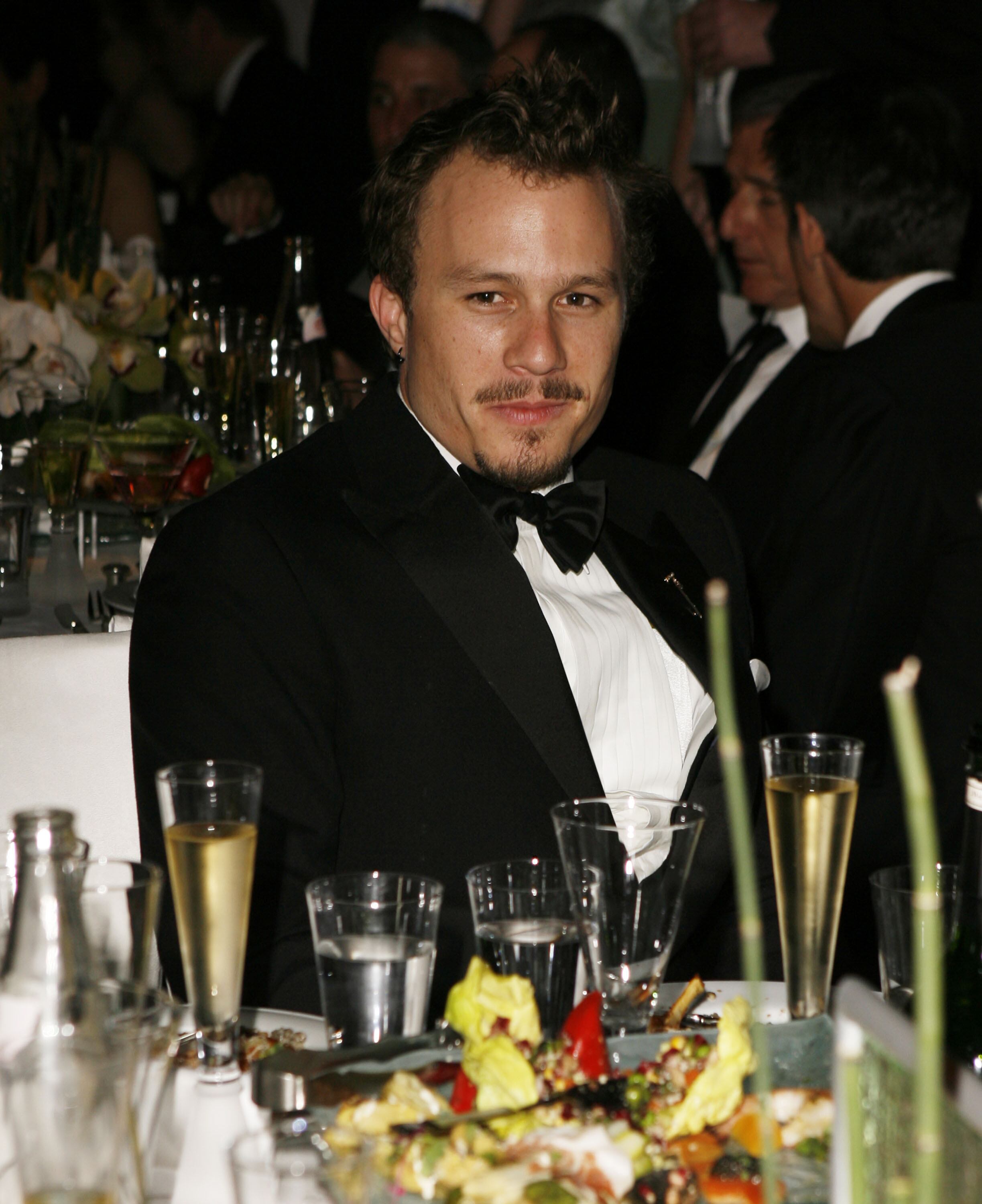 Heath Ledger, nominado por su papel en 'Brokeback Mountain', en el  Kodak Theatre la noche de los Oscar.