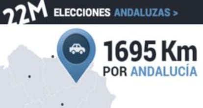 Un equipo de EL PAÍS TV recorre las provincias andaluzas para reflejar ocho escenarios de la comunidad que vota el 22-M