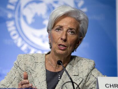 La directora gerente del FMI Christine Lagarde