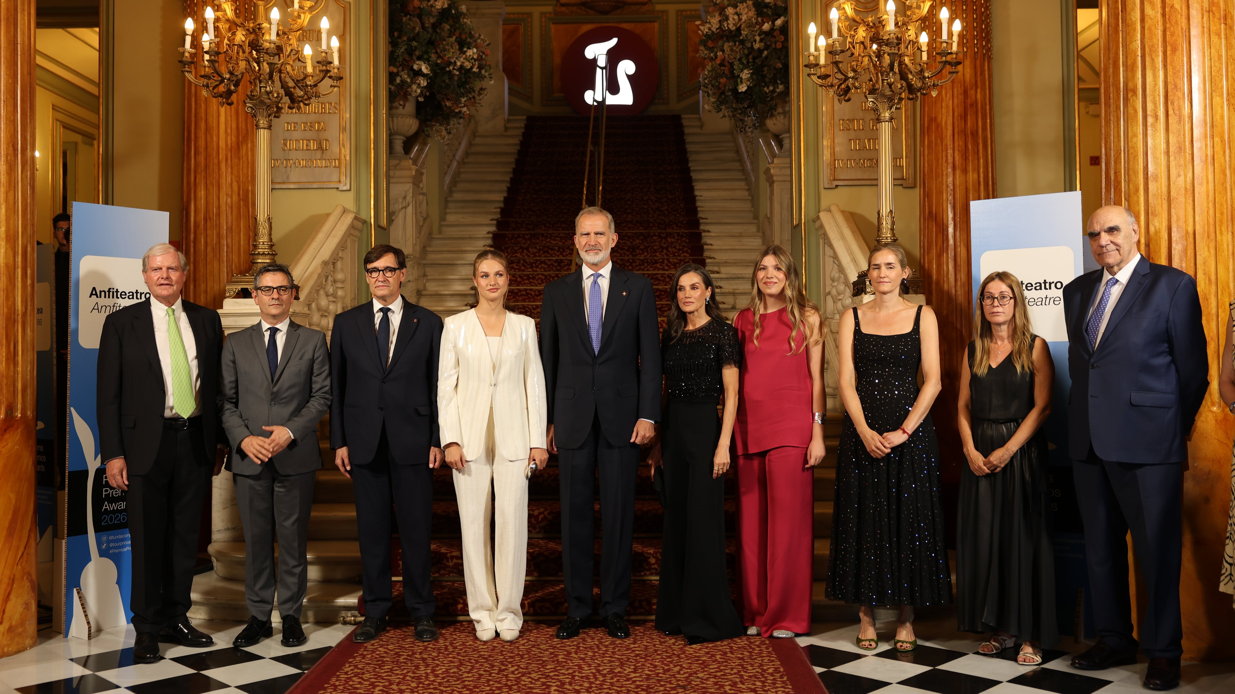 Leonor de Borbón en los Premios Princesa de Girona en el Liceu: “Protejan el talento joven cuando lo necesite”