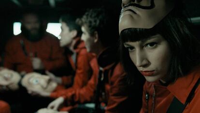 Úrsula Corberó en 'La casa de papel'.