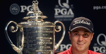 Thomas, tras ganar el PGA Championship.