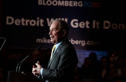 Michael Bloomberg, precandidato demócrata a la presidencia de EEUU.